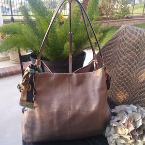 Coach Phoebe Shimmery tan Excellent